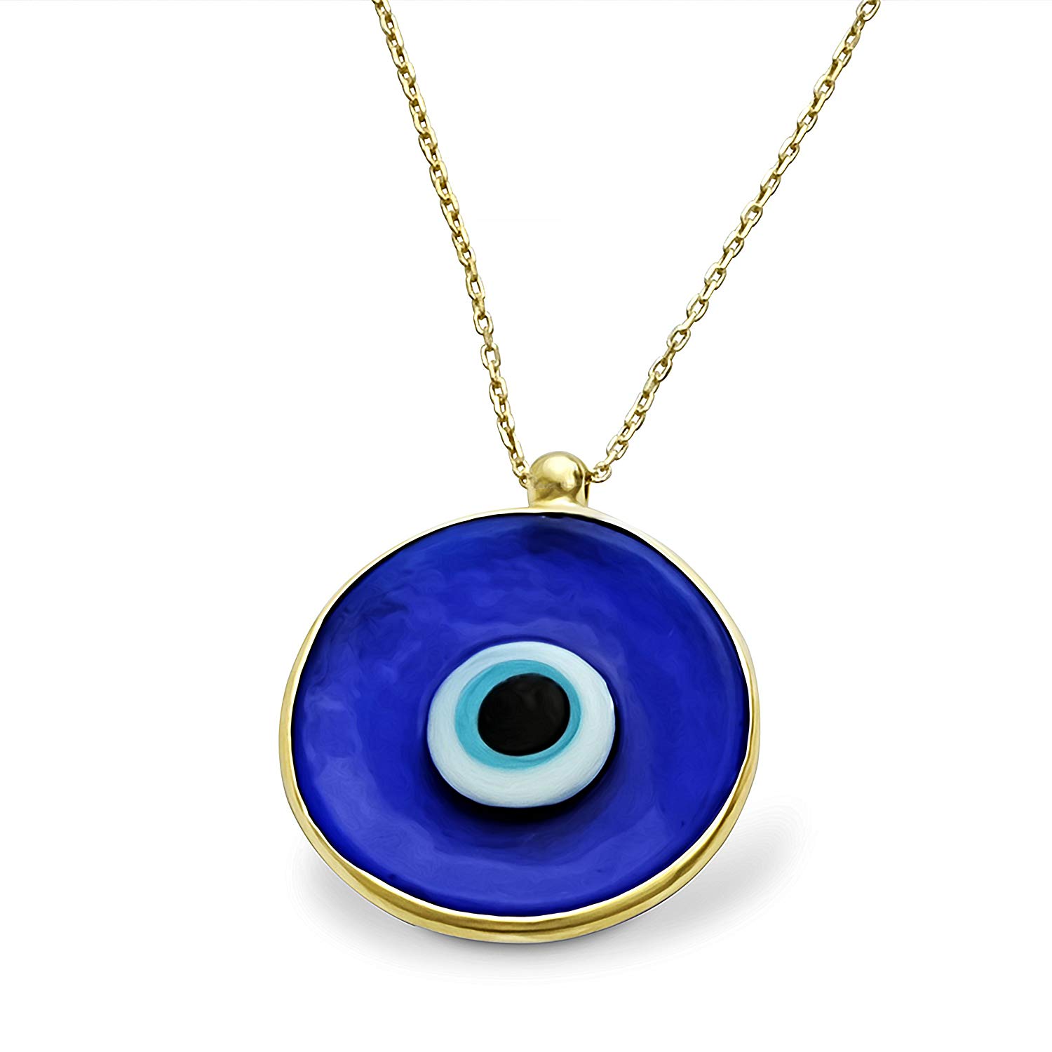 Yifnny Böses Auge Halskette, Türkisches Auge Halskette Pave Cubic